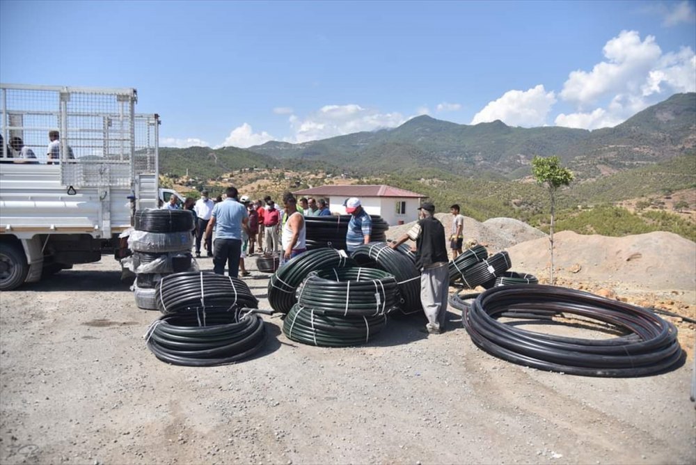 Anamur Belediyesinden Orman Yangınında Zarar Gören Üreticilere Destek