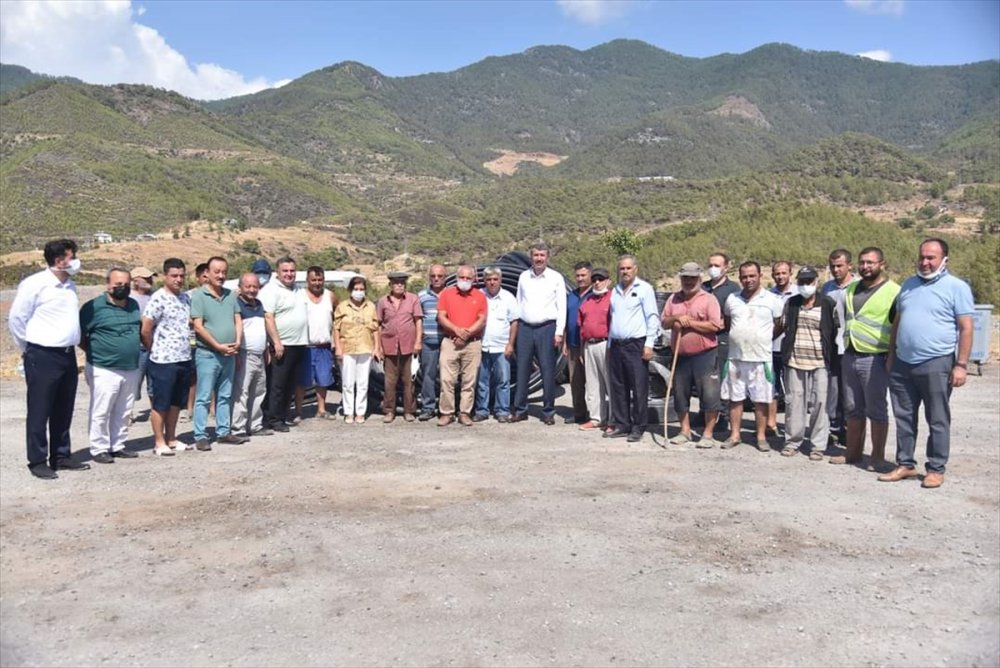 Anamur Belediyesinden Orman Yangınında Zarar Gören Üreticilere Destek