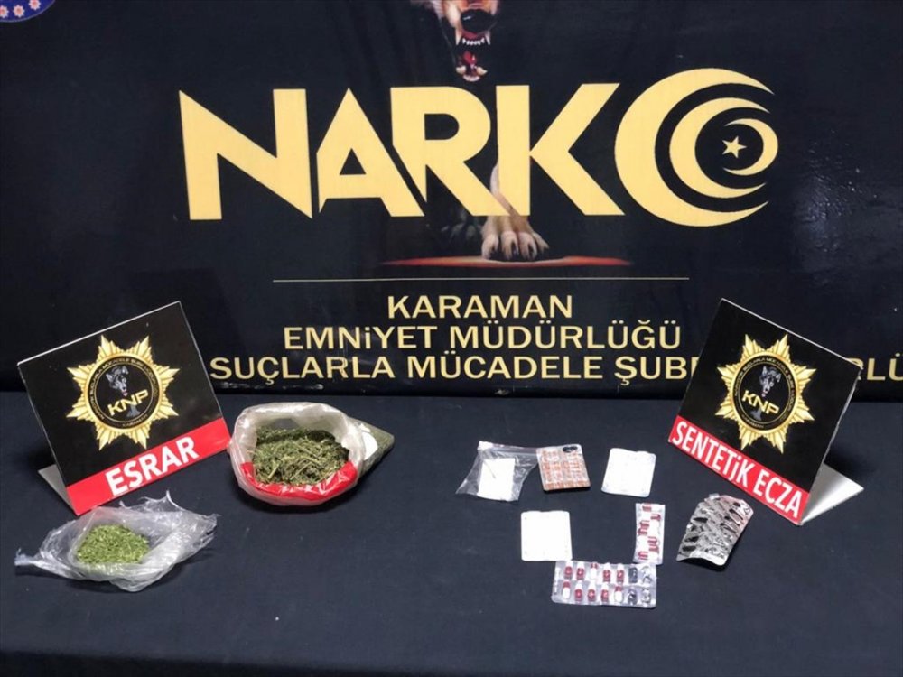 Karaman'daki Uyuşturucu Operasyonunda 4 Tutuklama