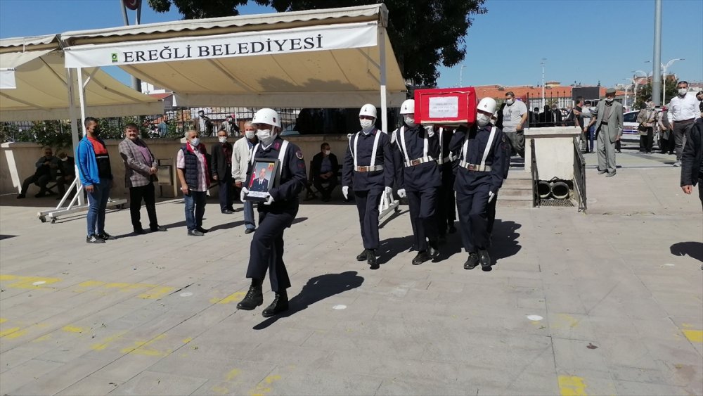 Trafik Kazasında Hayatını Kaybeden Uzman Çavuş İçin Konya'da Son Görev