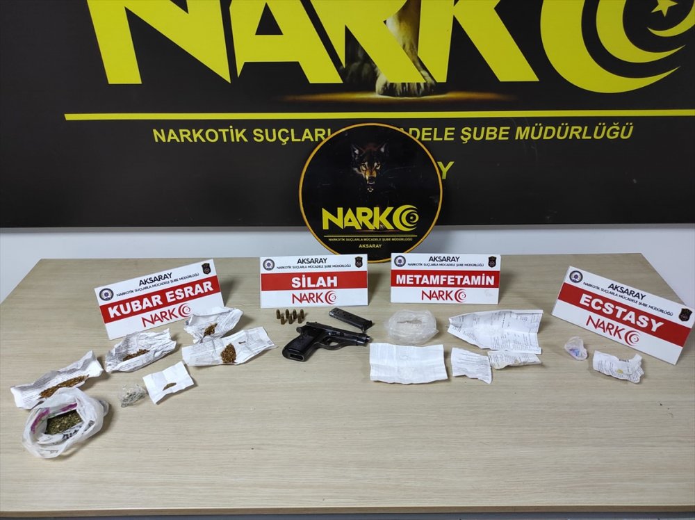 Aksaray'da Uyuşturucu Sattıkları İddia Edilen 4 Şüpheli Tutuklandı