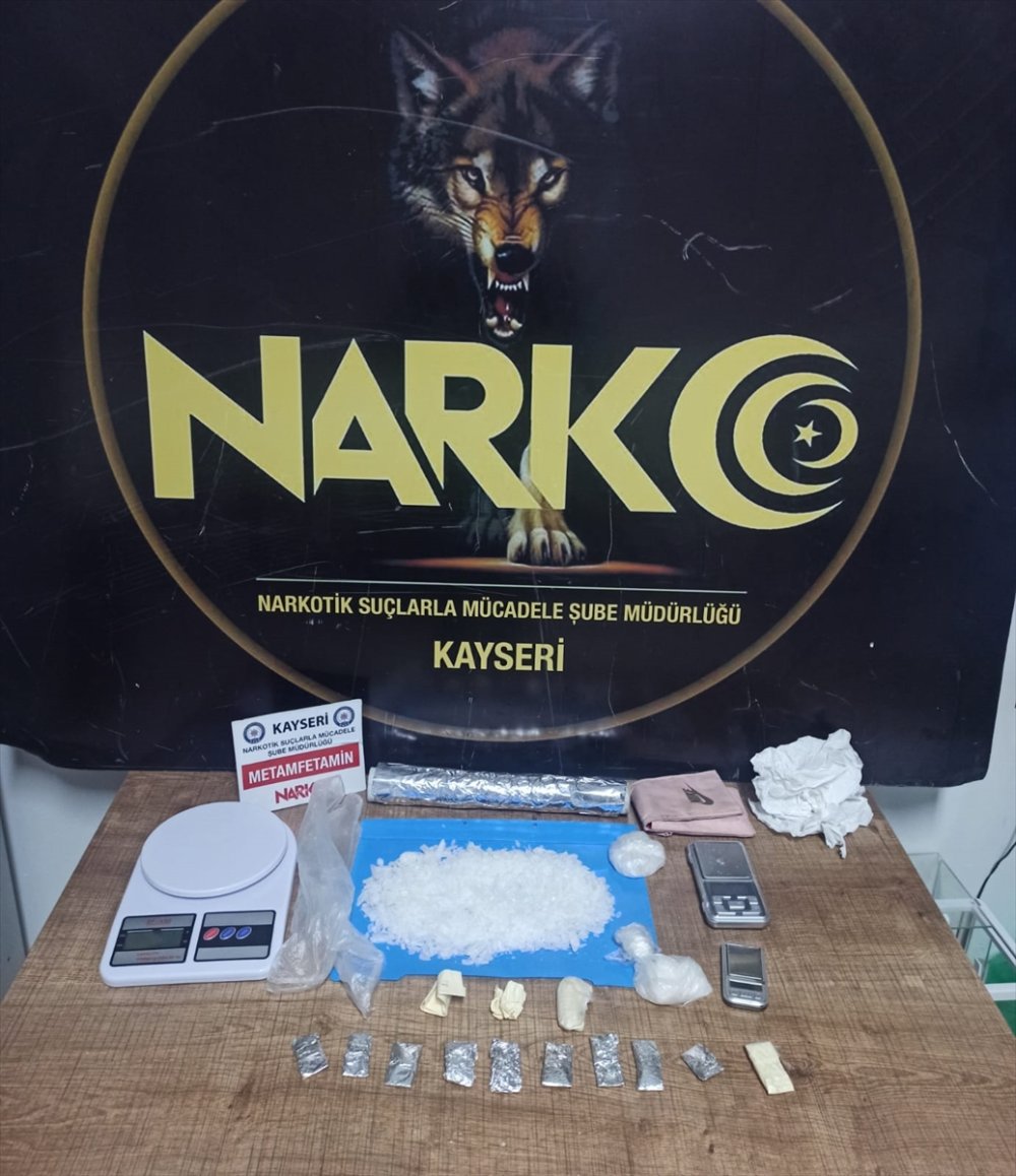 Kayseri'de Uyuşturucu Operasyonunda 1 Şüpheli Yakalandı