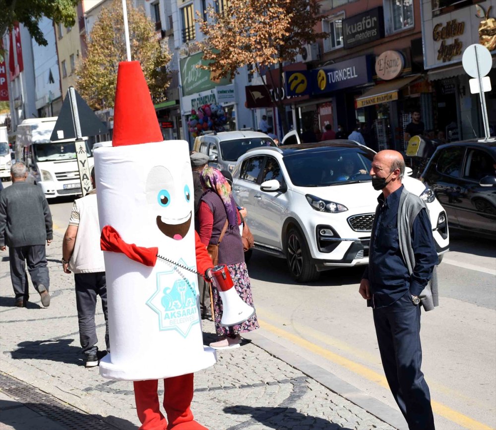 Aksaray'da Aşıya Maskotlu Davet