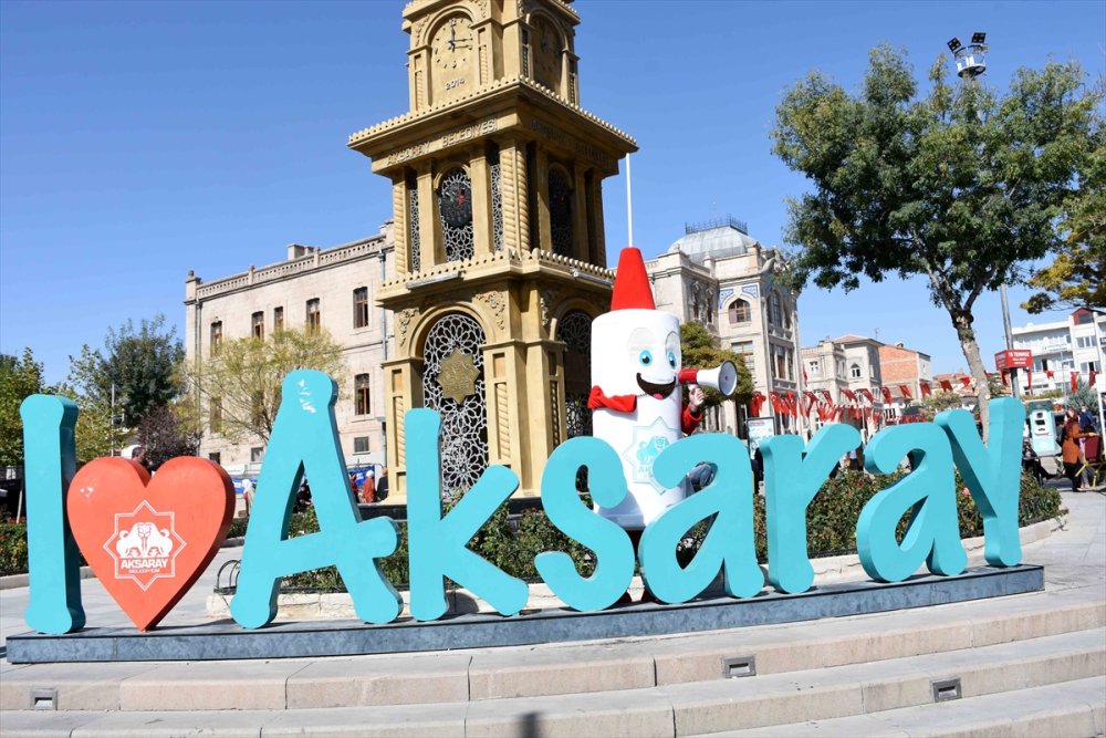 Aksaray'da Aşıya Maskotlu Davet