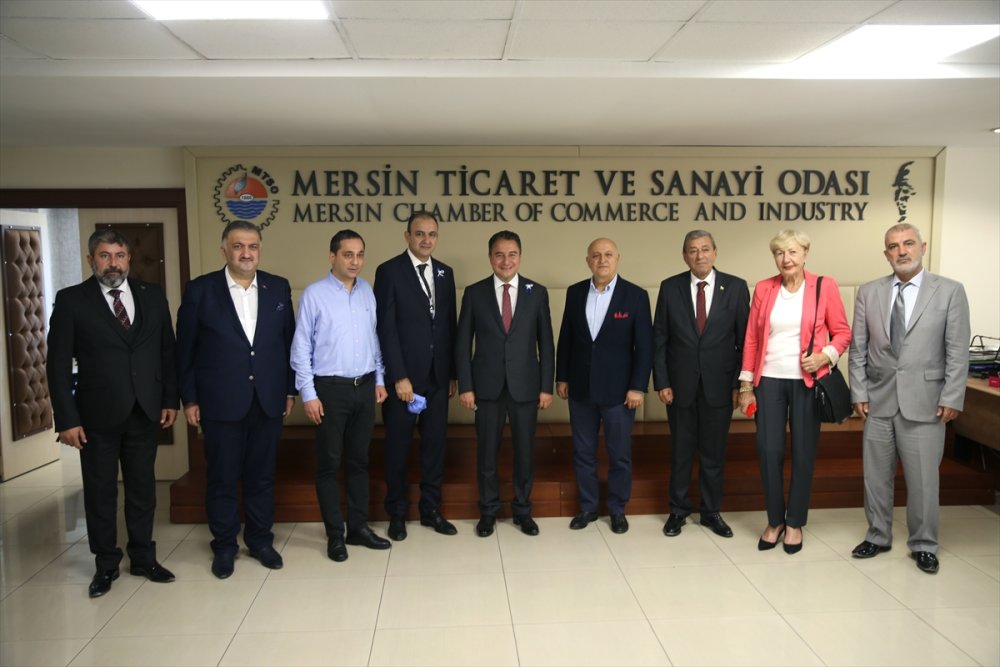 Deva Partisi Genel Başkanı Babacan, Mersin'de Konuştu