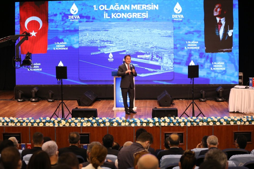 Deva Partisi Genel Başkanı Babacan, Mersin'de Konuştu