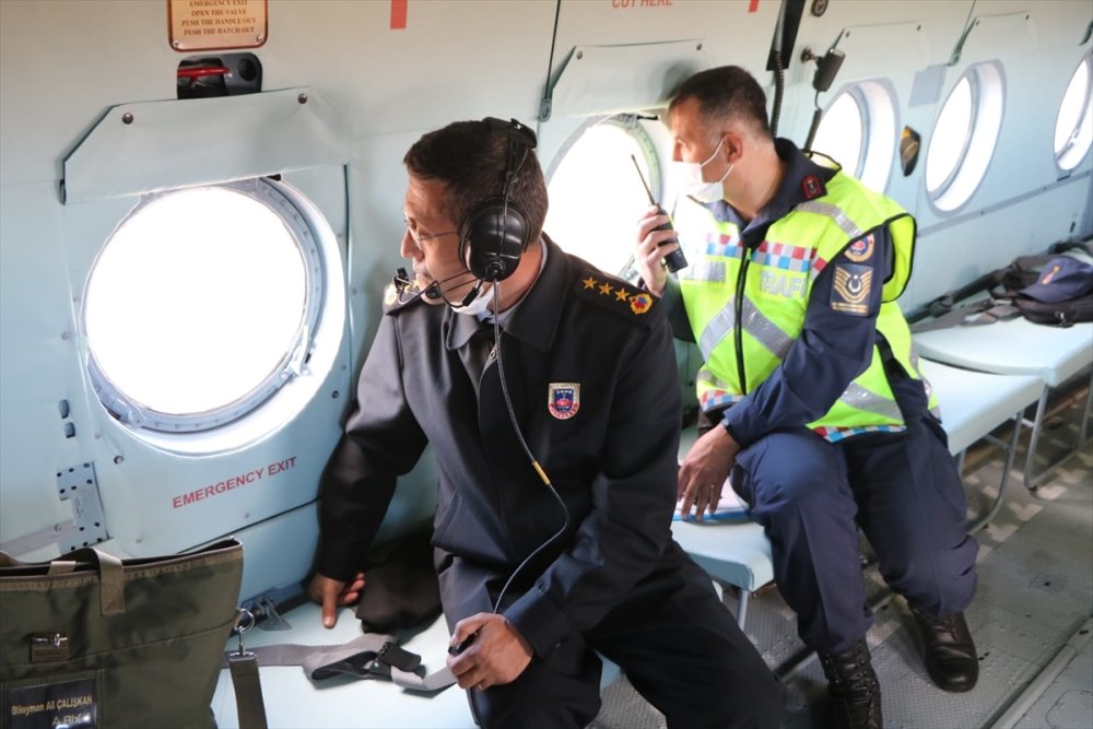 Konya Trafiğinde Helikopterli Denetim