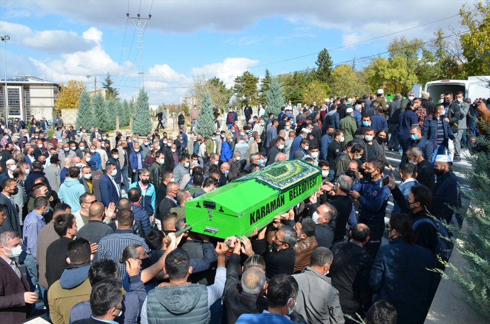 Karaman'da Vefat Eden Öğretmene Son Görev