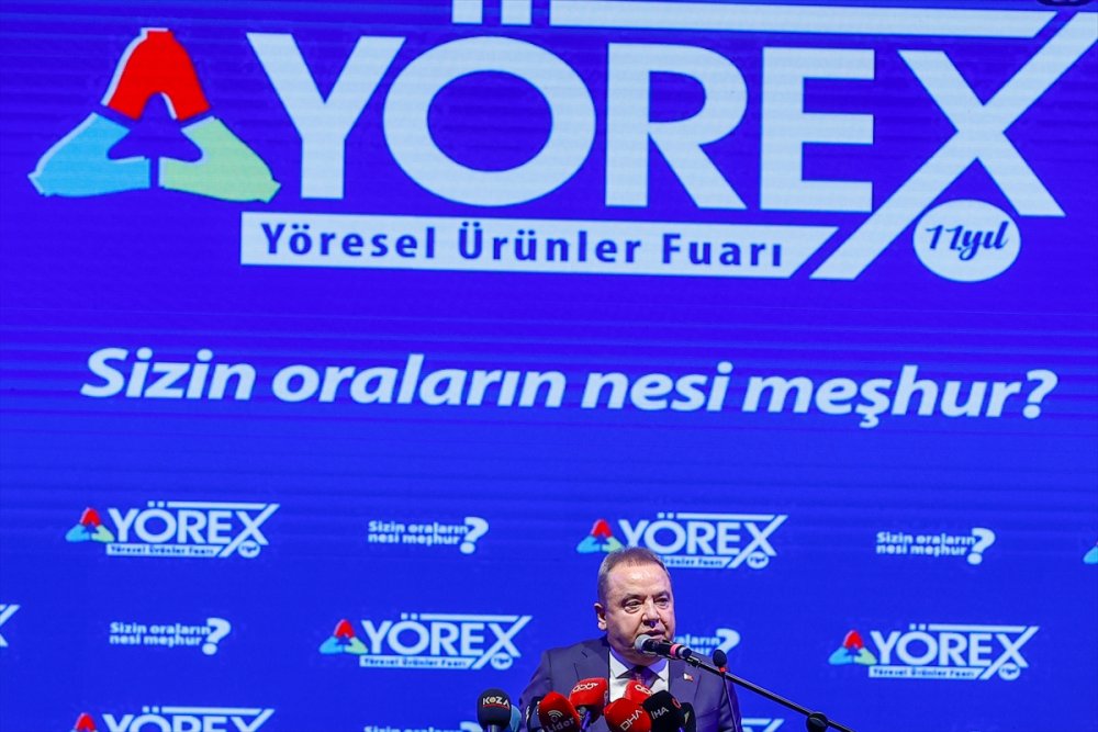 Yöresel Ürünler Fuarı Antalya'da Açıldı