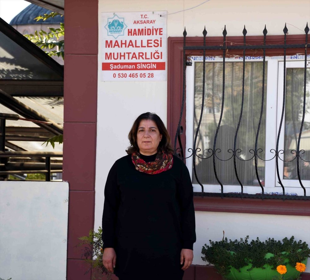 Aksaray'ın Tek Kadın Muhtarı 12 Yıl Önce Aldığı Mührü Kimseye Bırakmıyor