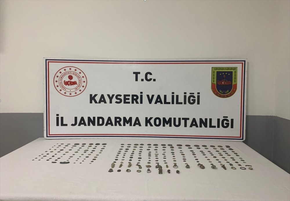 Kayseri'de Tarihi Eser Kaçakçılarına Operasyon