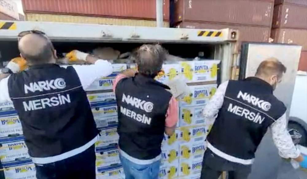 Mersin Uluslararası Limanı'nda Uyuşturucu Operasyonu