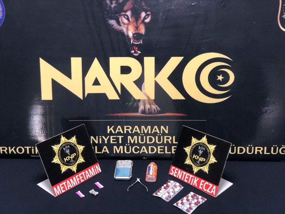 Karaman'da Uyuşturucudan Alınan Kişi Tutuklandı