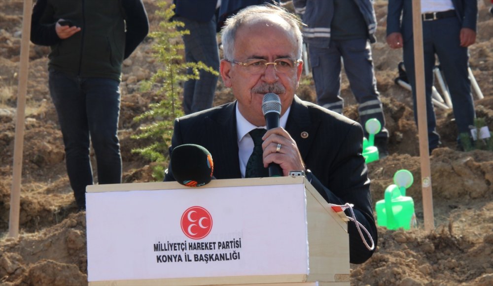 MHP Genel Başkan Yardımcısı Kalaycı, Konya'da Fidan Dikme Programında Konuştu