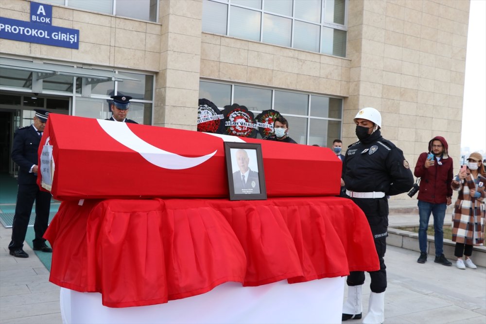 Niğde'de Trafik Kazasında Ölen Polis Memuru İçin Tören Düzenlendi