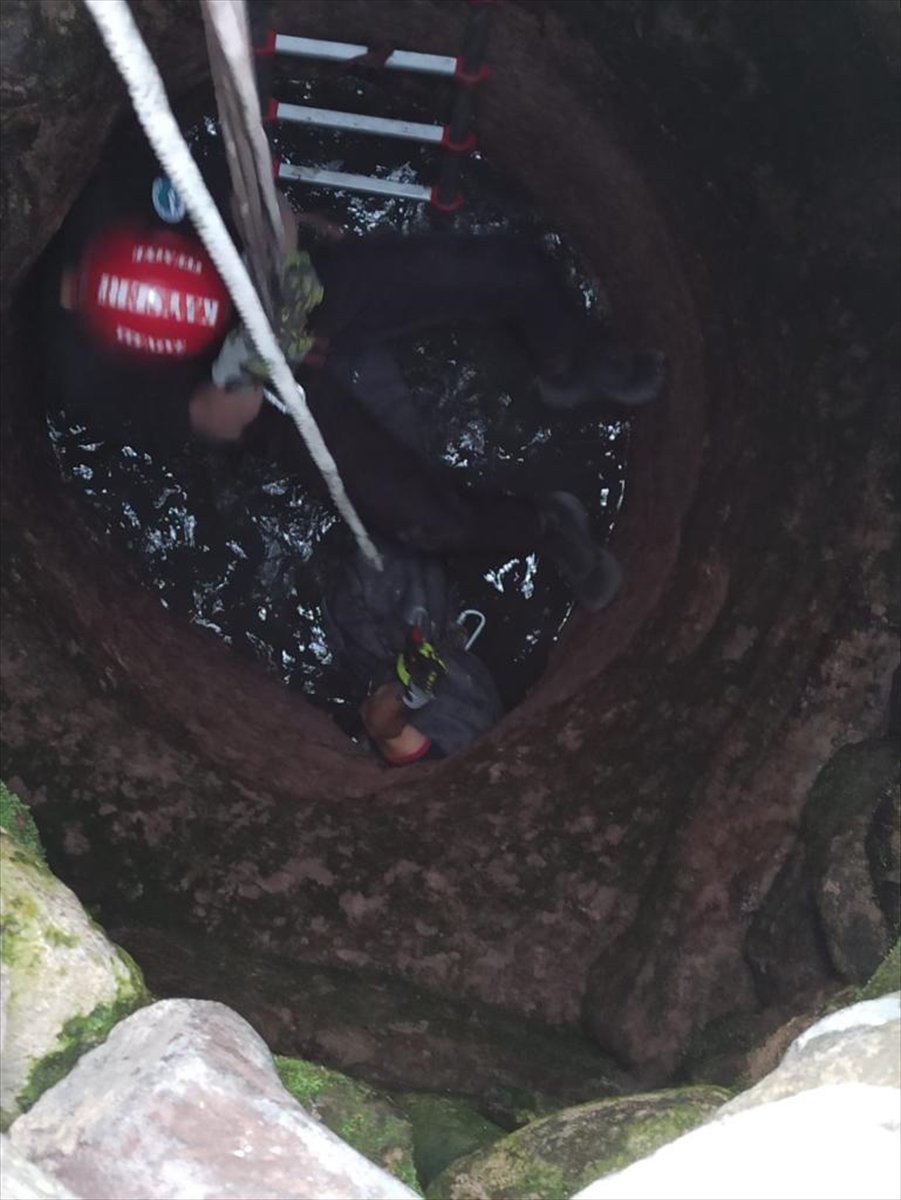 Kayseri'de Kuyuya Düşen Keçi 4 Saatte Kurtarıldı