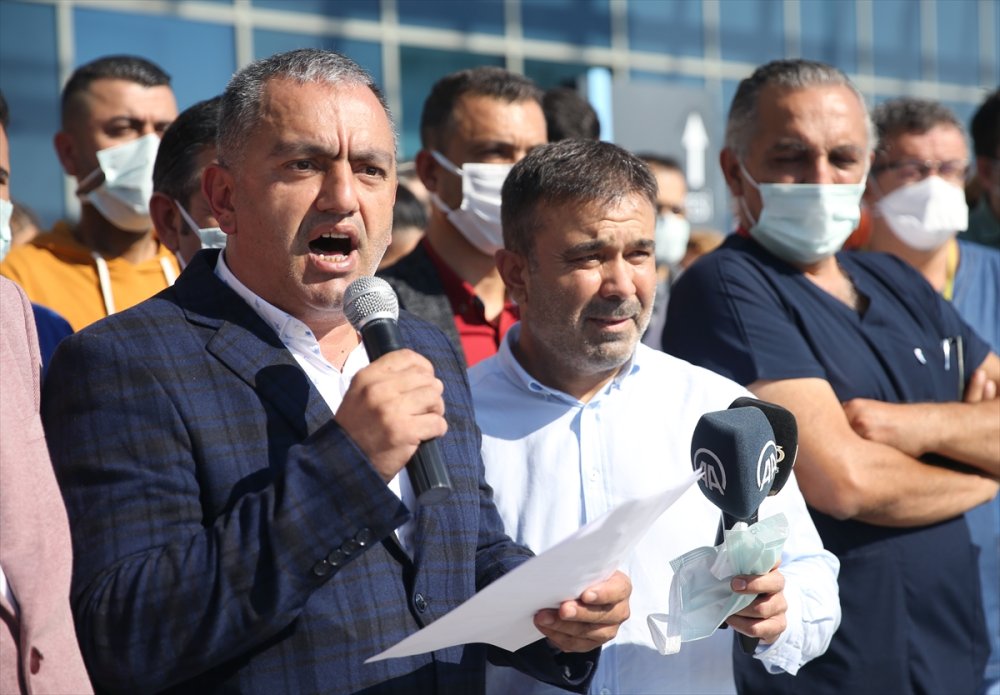 Sağlık Çalışanlarında Darp Protestosu