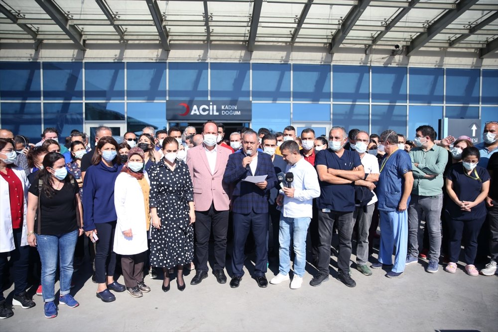 Sağlık Çalışanlarında Darp Protestosu