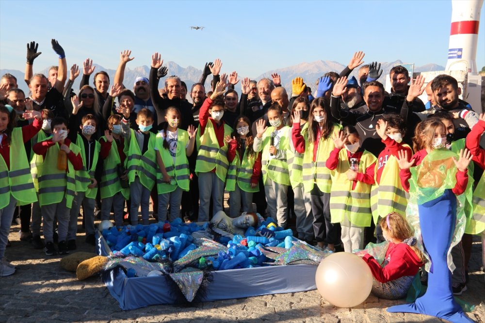 Antalya'da Dip Temizliğinde Yok Yoktu