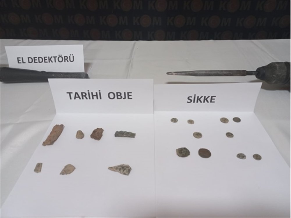 Niğde'de İzinsiz Kazı Yapan 2 Şüpheli Suçüstü Yakalandı