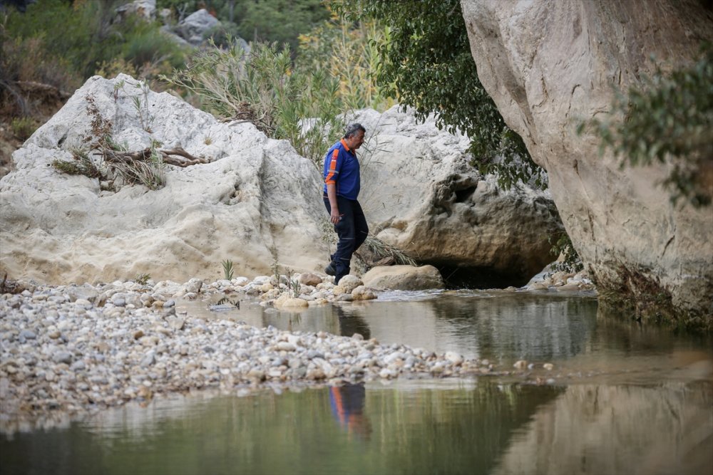 Gülnar'da Müslüme İçin Aramalar Kanyonda Sürüyor