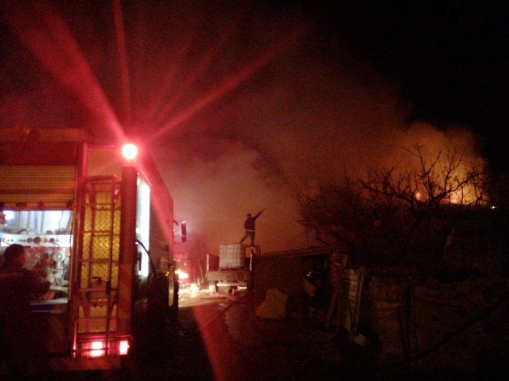 Karaman Taşkale'de Yangın