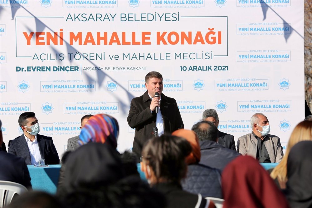 Aksaray Belediyesince Hizmete Geçirilen Mahalle Konağı Açıldı