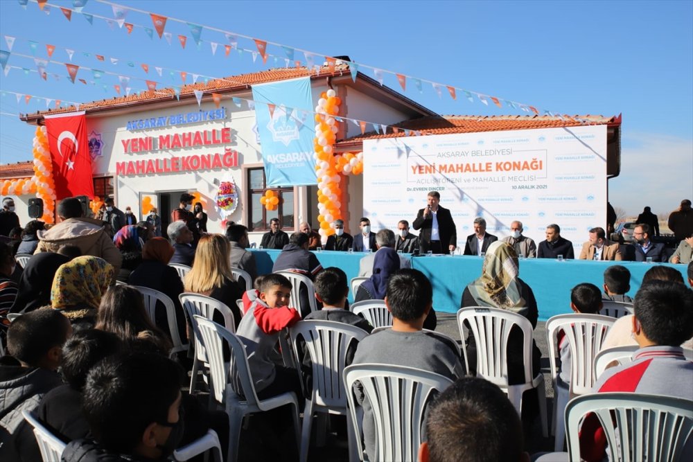 Aksaray Belediyesince Hizmete Geçirilen Mahalle Konağı Açıldı