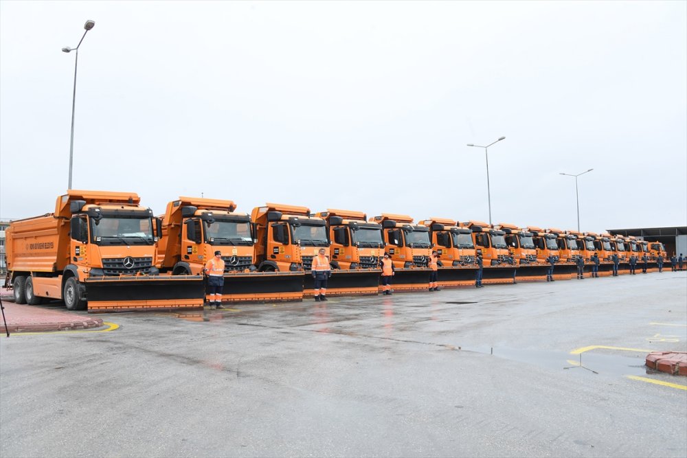 Konya Büyükşehir'de Kar Mesaisi Hazırlığı