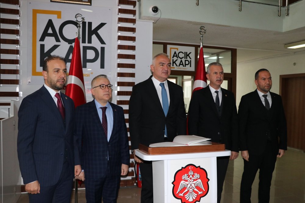 Kültür Ve Turizm Bakanı Ersoy, Niğde'de Konuştu