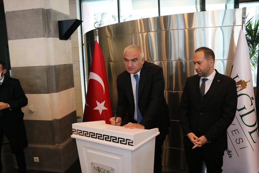 Kültür Ve Turizm Bakanı Ersoy, Niğde'de Konuştu