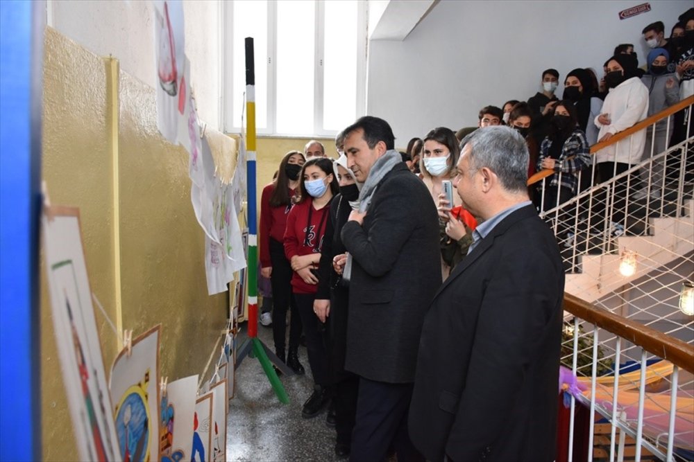 Karaman Milli Eğitim Müdürü Çalışkan Karaman Lisesi'nde Açılışlara Katıldı