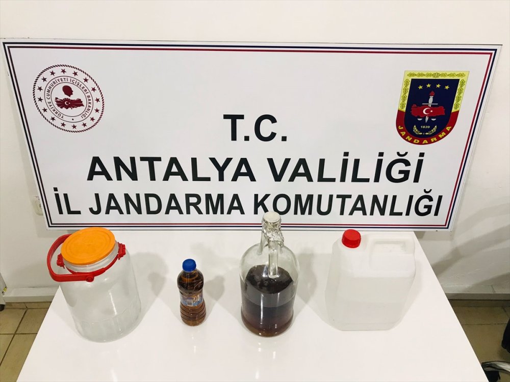 Antalya'da Sahte İçki Denetiminde Bir Şüpheli Yakalandı