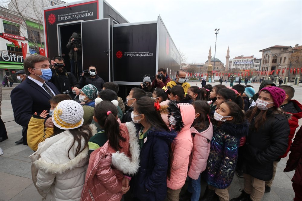 Cumhurbaşkanlığı İletişim Başkanlığı Dijital Tırı Aksaray'da
