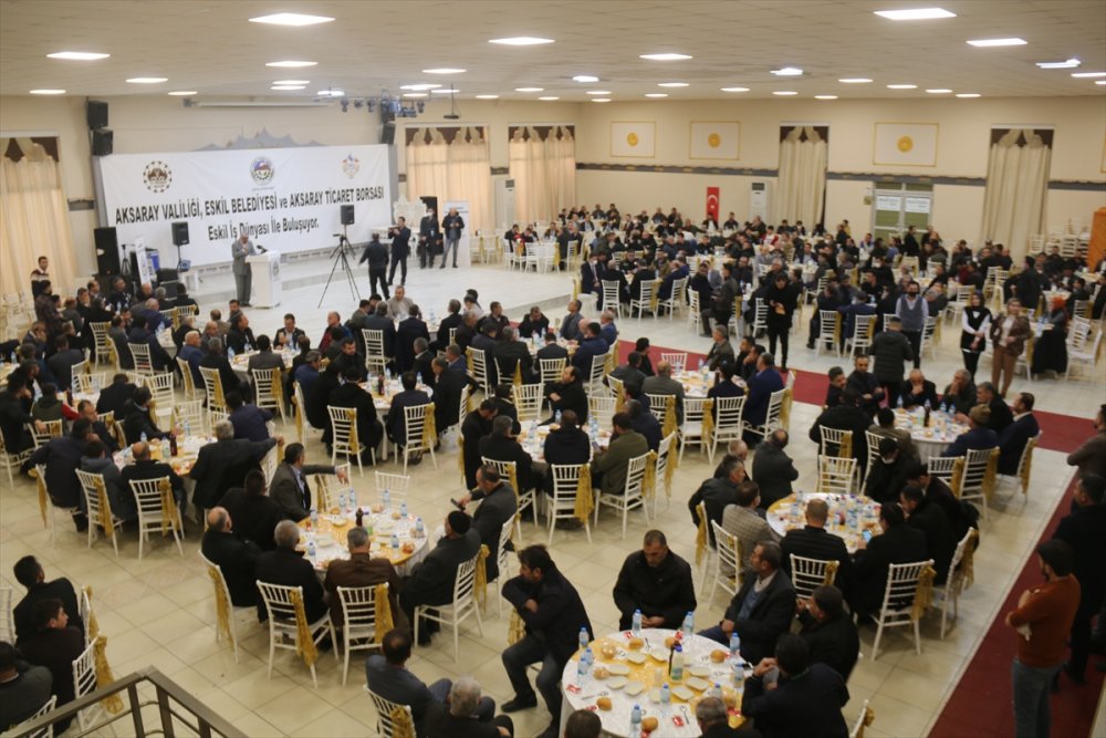 Aksaray'da "Eskil İş Dünyası İle Buluşuyor" Toplantısı Düzenlendi