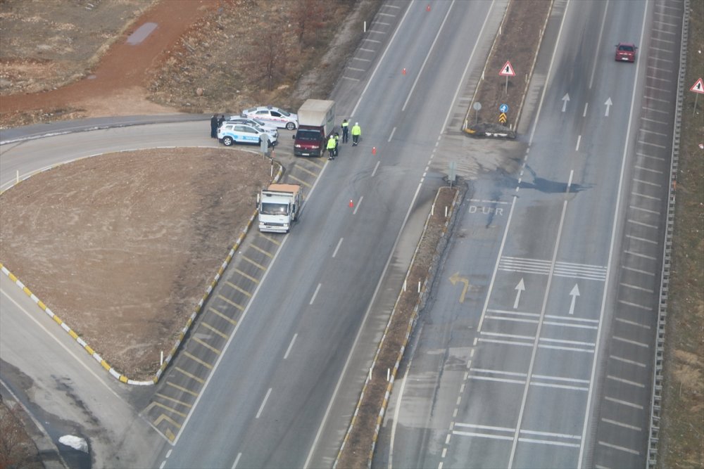 Konya'da Trafiğe Havadan Denetim