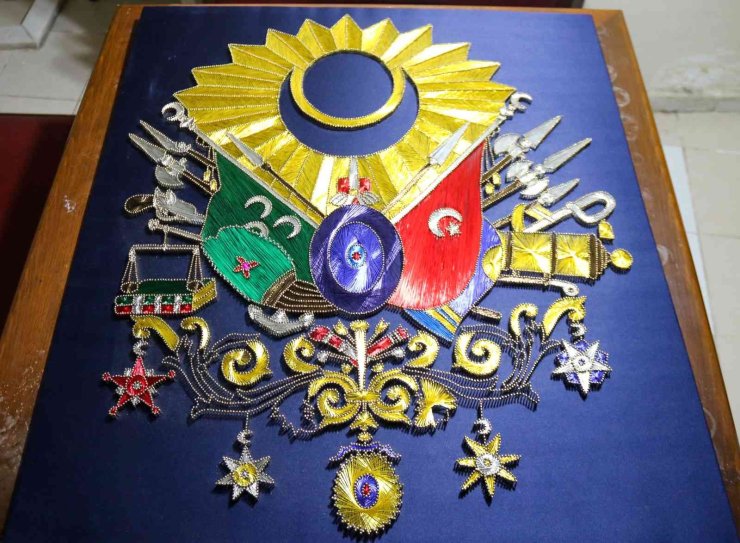 İki Buçuk Kilometrelik Bakır Telle ‘osmanlı Devlet Arması’