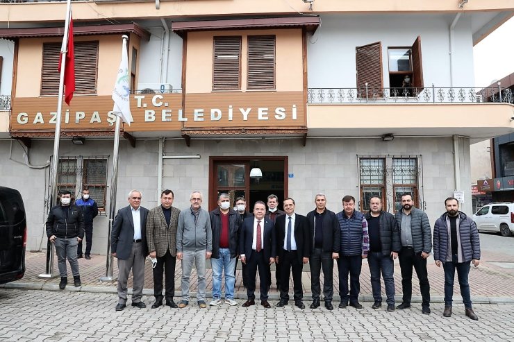 Başkan Böcek, Gazipaşa Kültür Merkezi İnşaatını İnceledi