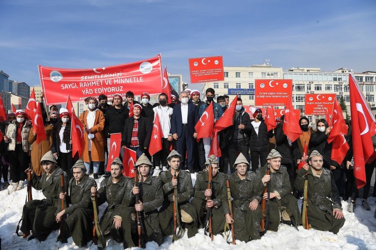 Sarıkamış Şehitleri Kayseri’de Anıldı