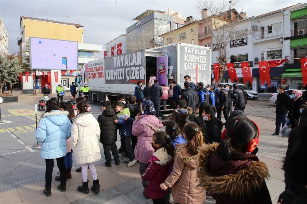 Mobil Trafik Eğitim Tırı, Aksaray'da