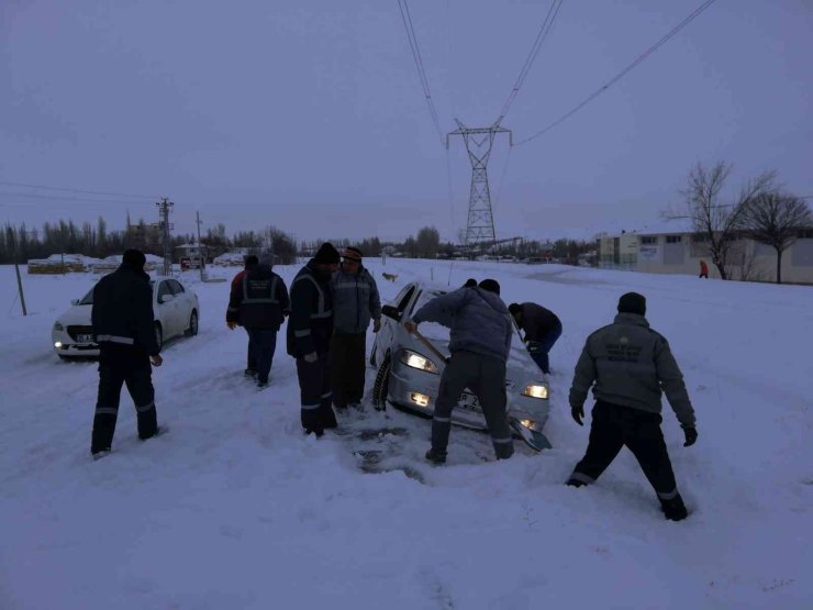 Bünyan’da Karla Mücadele