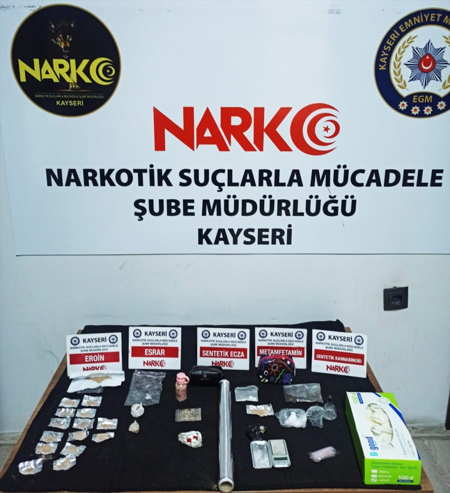 Kayseri'de Uyuşturucu Operasyonunda 9 Şüpheli Yakalandı
