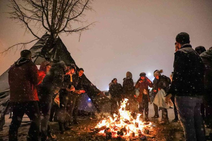 ’talas’ın Erciyes’inde Keyifler Yerinde