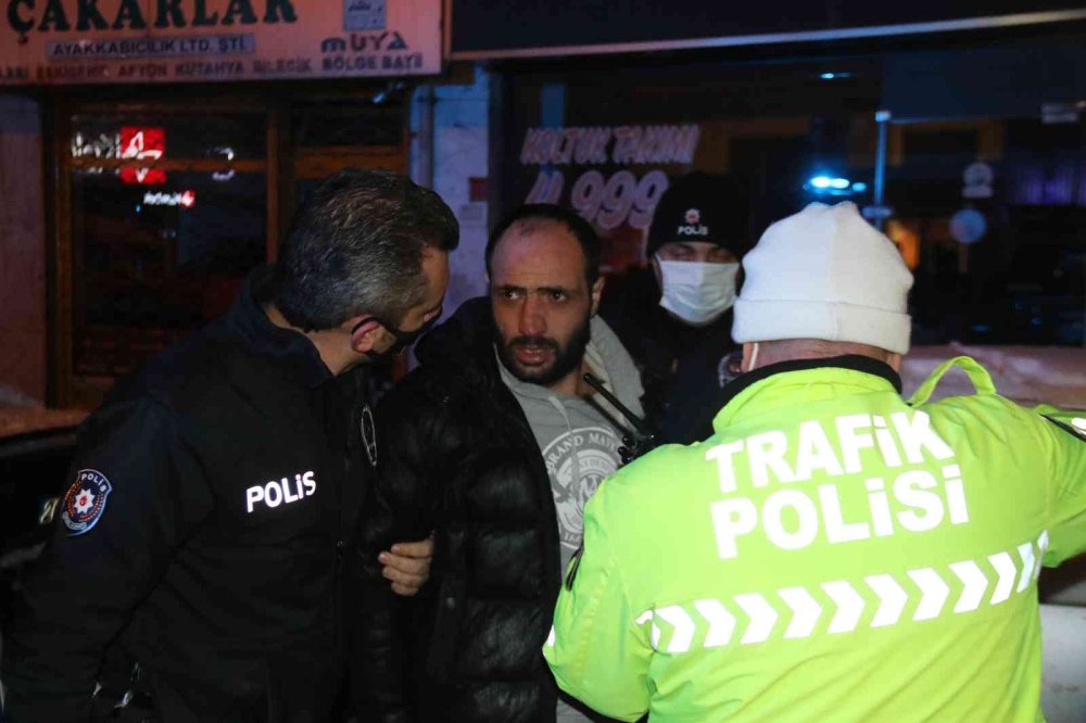 Alkollü Sürücü Trafikte Dehşet Saçtı