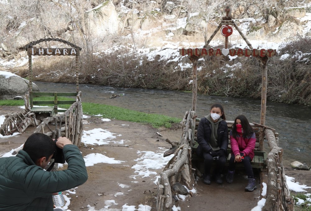 Ihlara Vadisinde Kış Keyfi