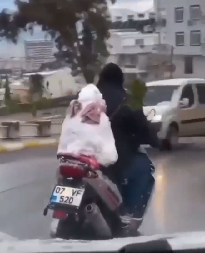 Antalya’da Motosiklette İlginç Tur