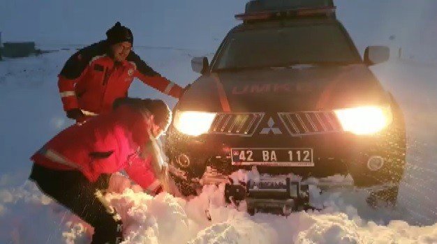 Konya'da Ekipler İki Yaşındaki Bebek İçin Seferber Oldu