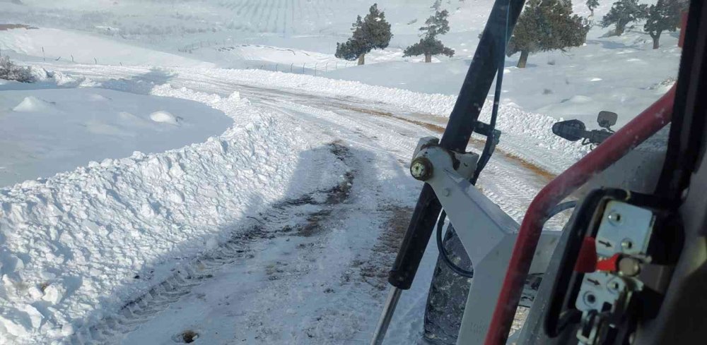 Mut’ta Kar Yağışı