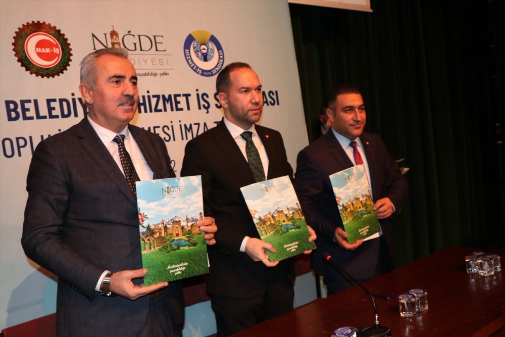 Niğde Belediyesinde Toplu Sözleşme İmzalandı