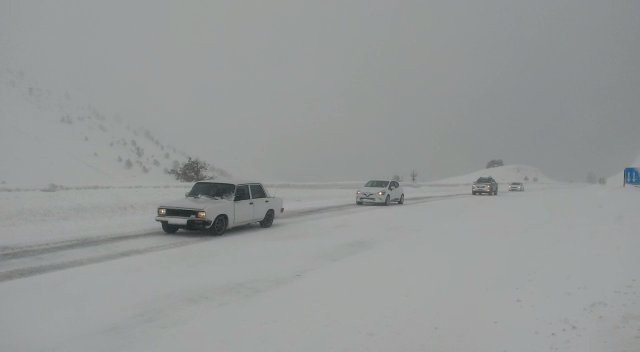 Antalya - Konya Yolunda Kış Çetin Geçti